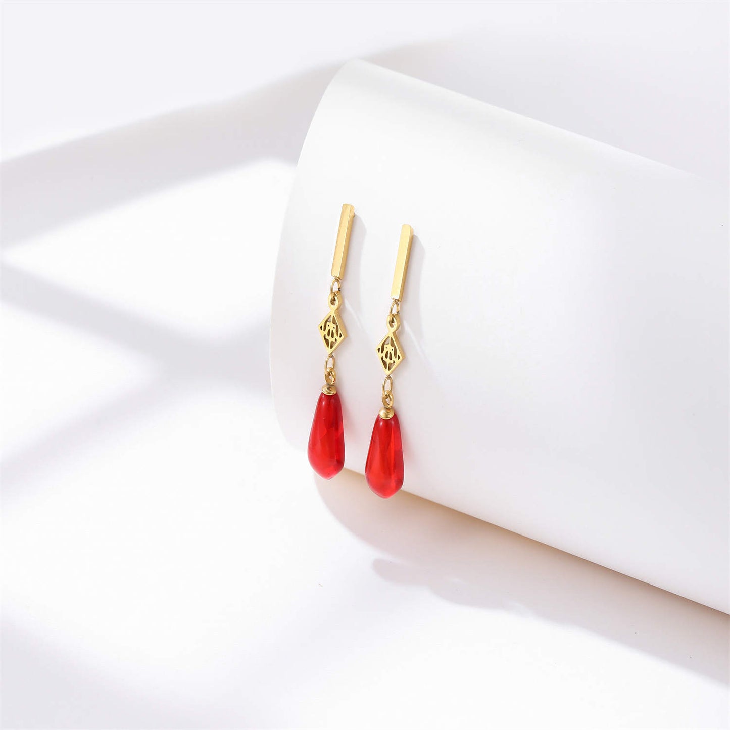 Pomegranate Single Bar Earring - OMID