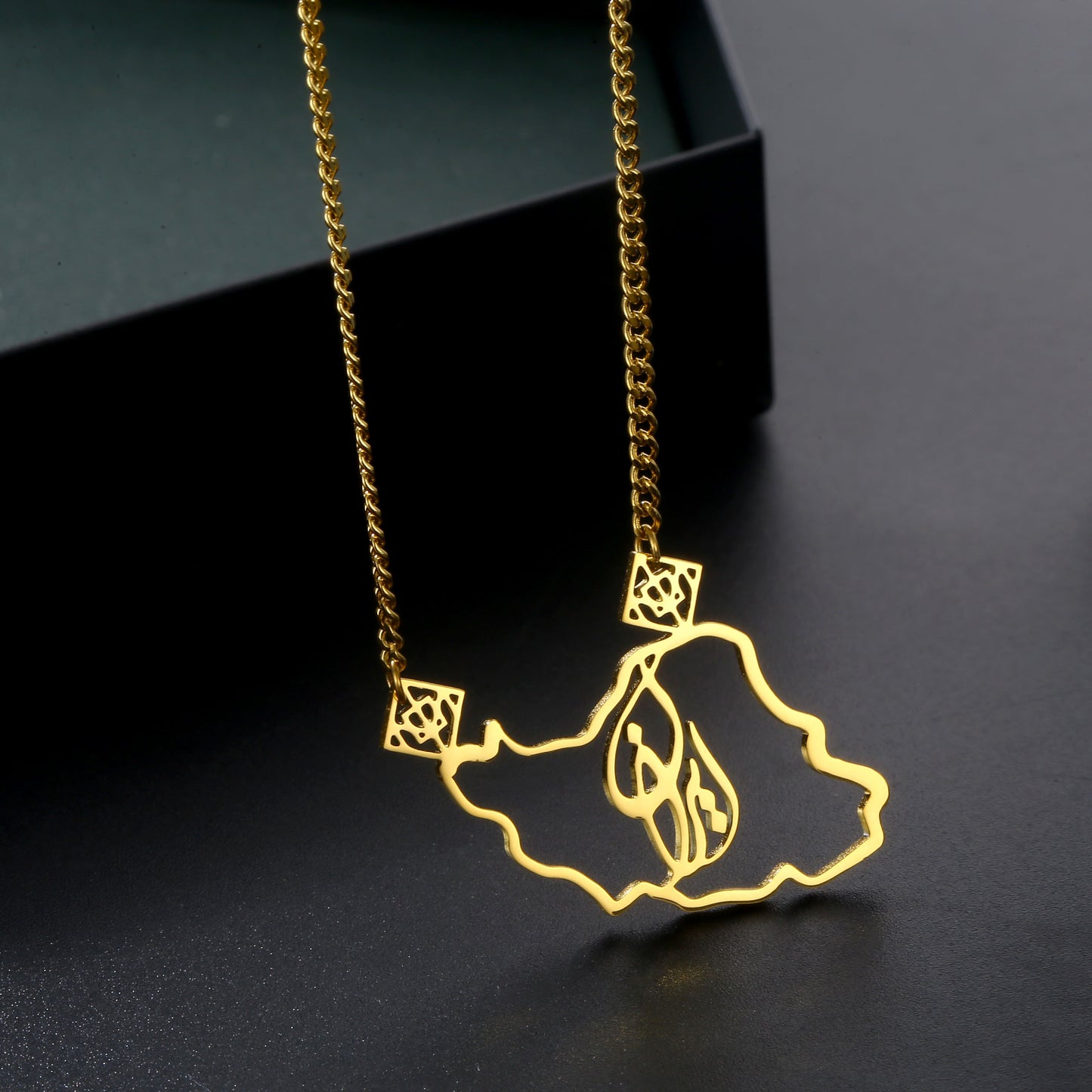 Iran in Border Necklace - OMID