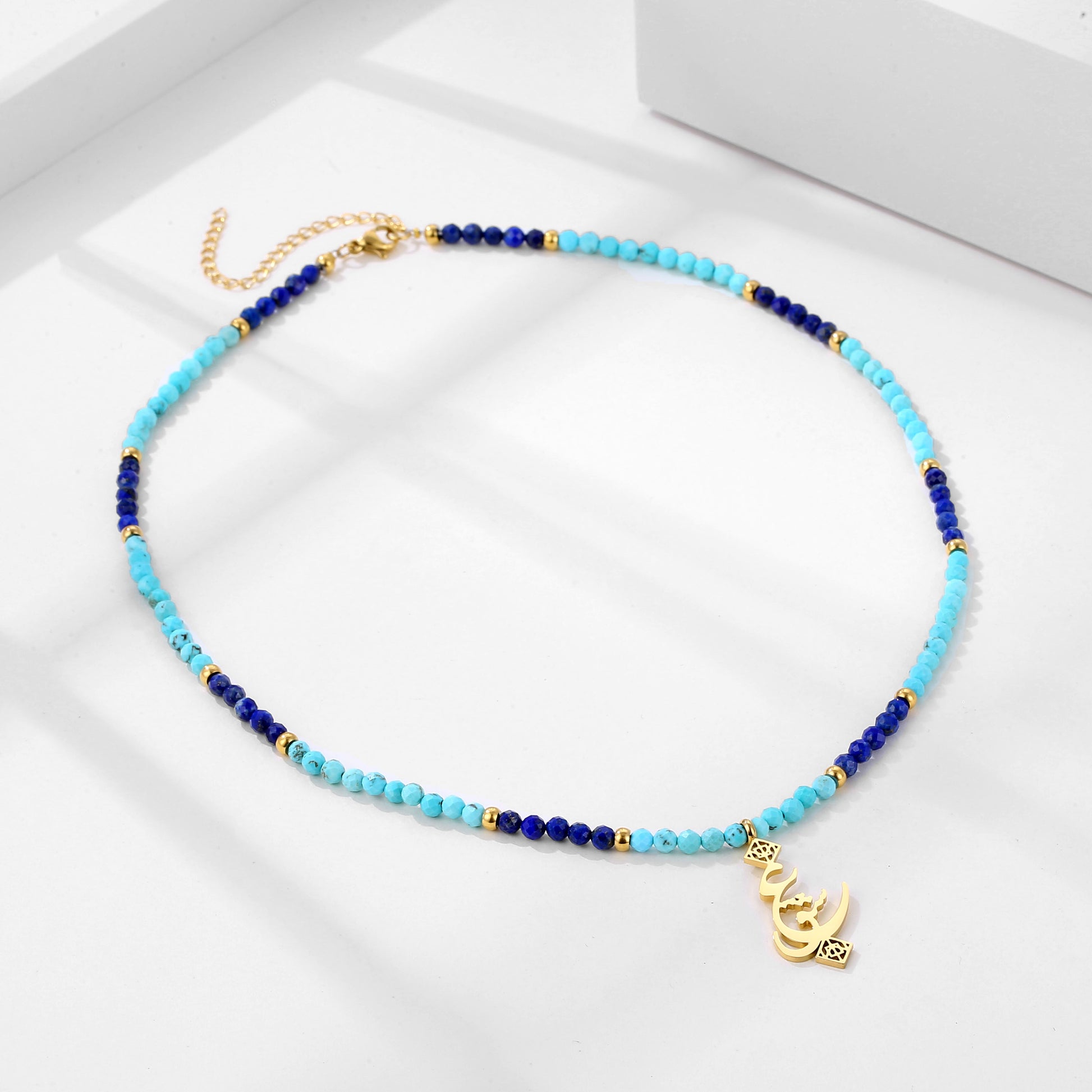 Turquoise Blue Eshgh Necklace - OMID