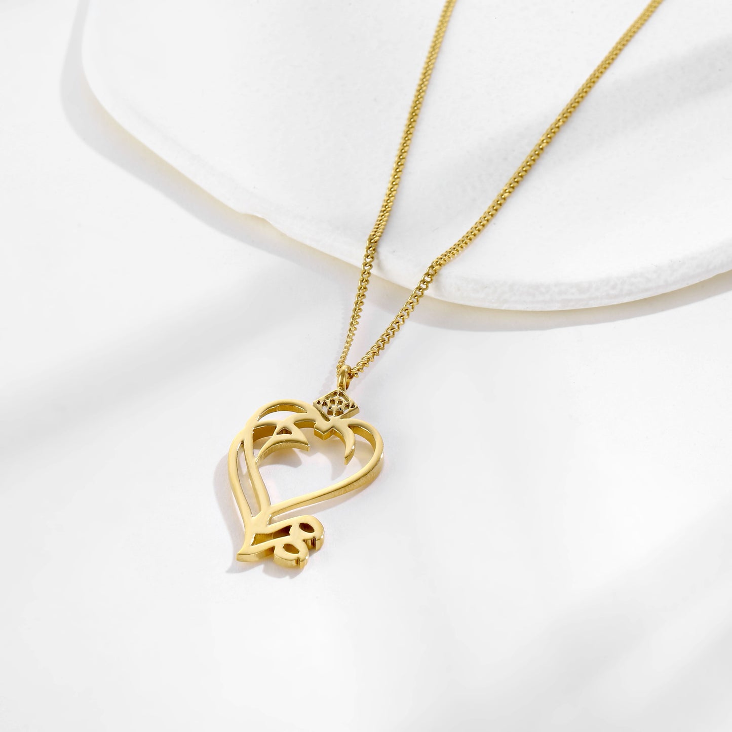 Maman Heart Necklace - OMID